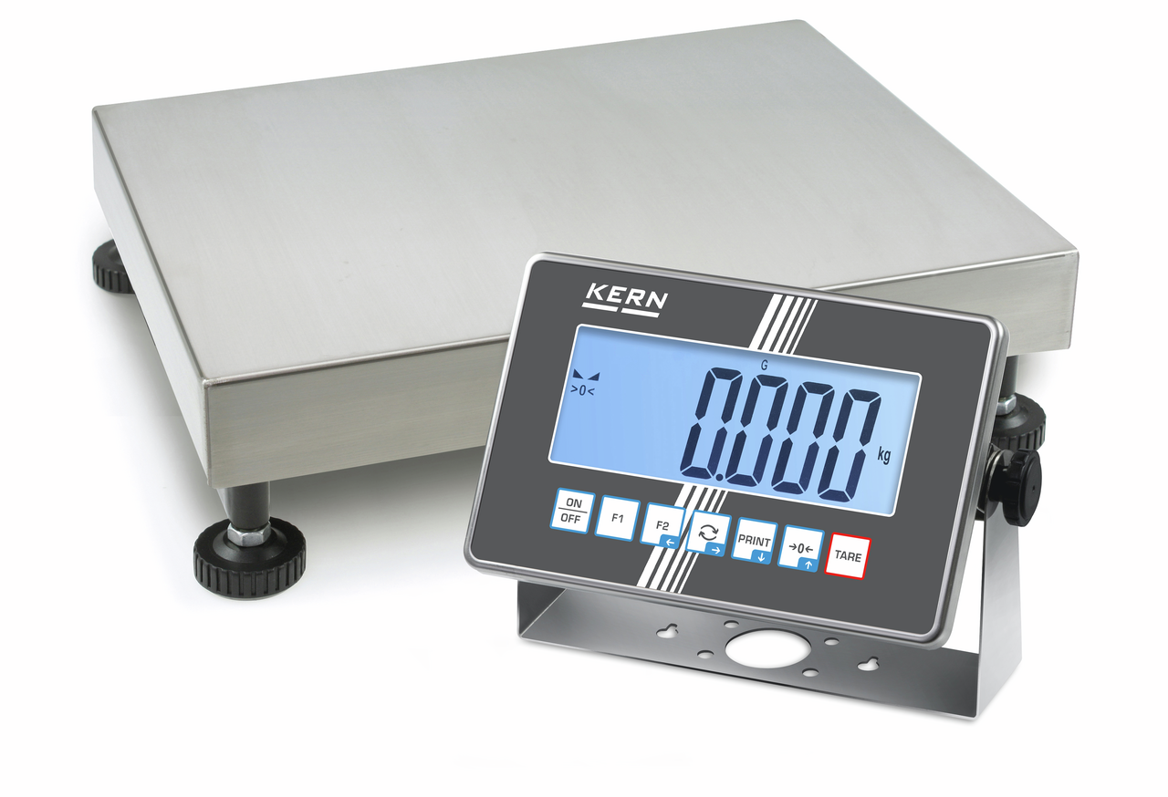 KERN IXC 30K-3L | IoT-Line Plattformwaage mit Edelstahl-Auswertegerät