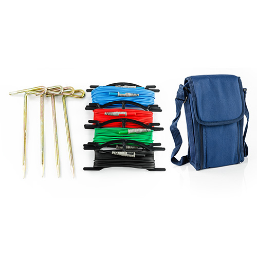 HT Instruments KIT TERR | Erdungsmessleitungssatz mit 4 Erdspiessen