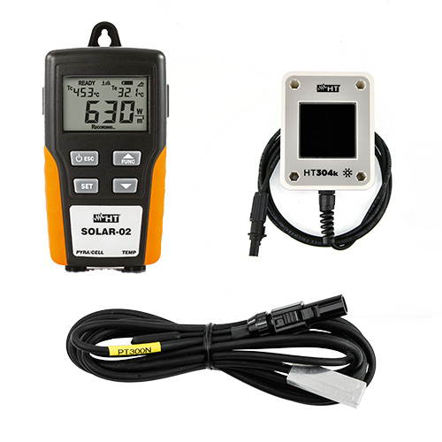 HT Instruments KIT PV-C | Zubehörset bestehend aus Solar-02 + HT304N + PT300N