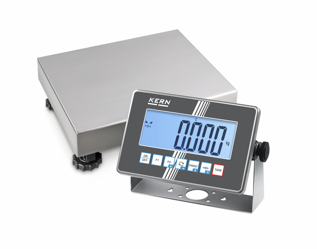 KERN IXC 10K-3M | IoT-Line Plattformwaage mit Edelstahl-Auswertegerät