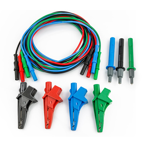 HT Instruments Universalkit G3 | Messleitungsset bestehend aus 4 Messleitungen, 4 Krokodilklemmen, 3 Prüfspitzen