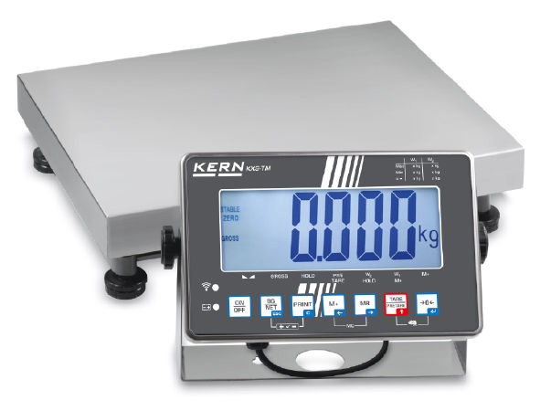 KERN IXS 10K-3M | Plattformwaage mit Edelstahl-Auswertegerät