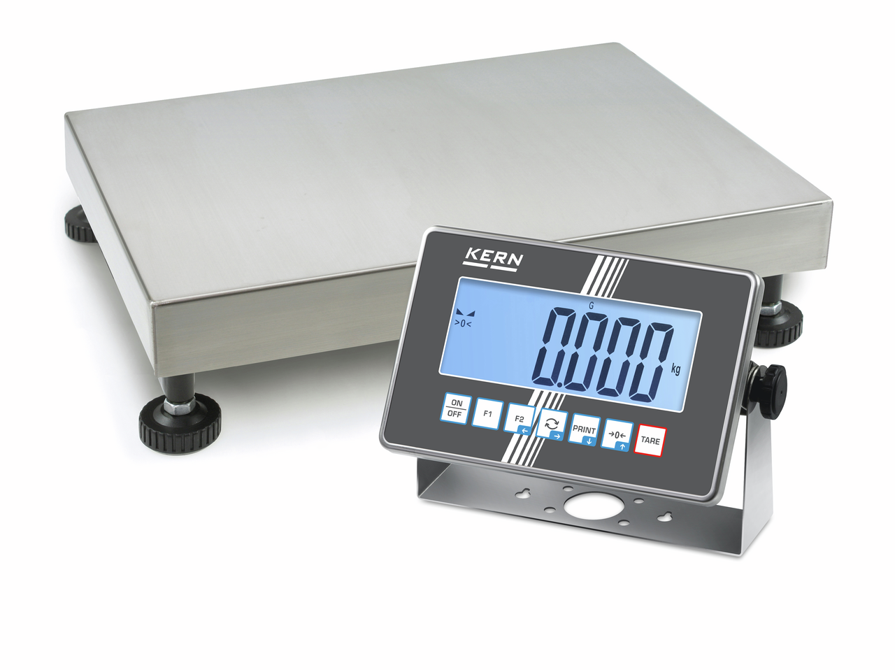 KERN IXC 100K-3L | IoT-Line Plattformwaage mit Edelstahl-Auswertegerät