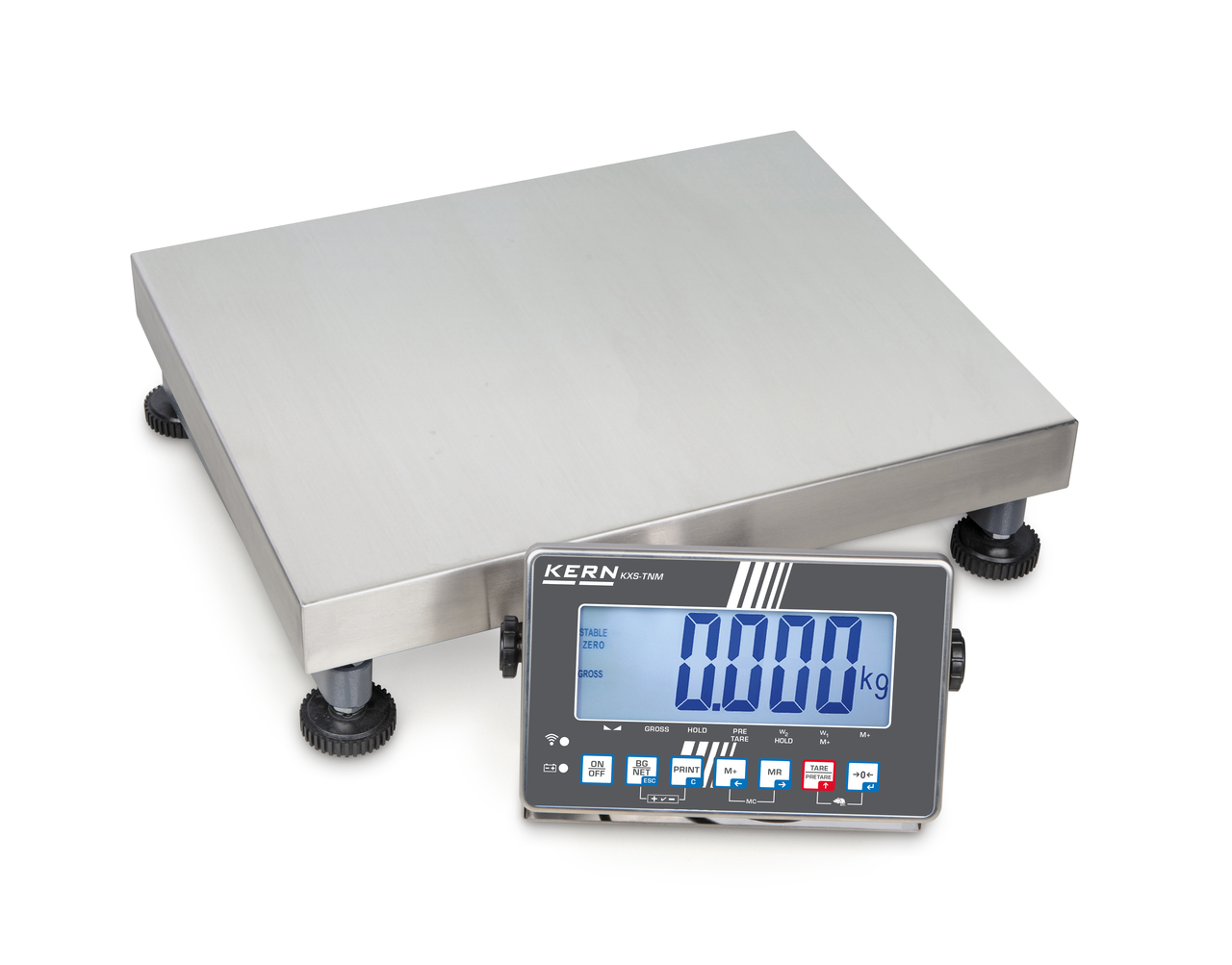 KERN IXS 100K-2M | Plattformwaage mit Edelstahl-Auswertegerät