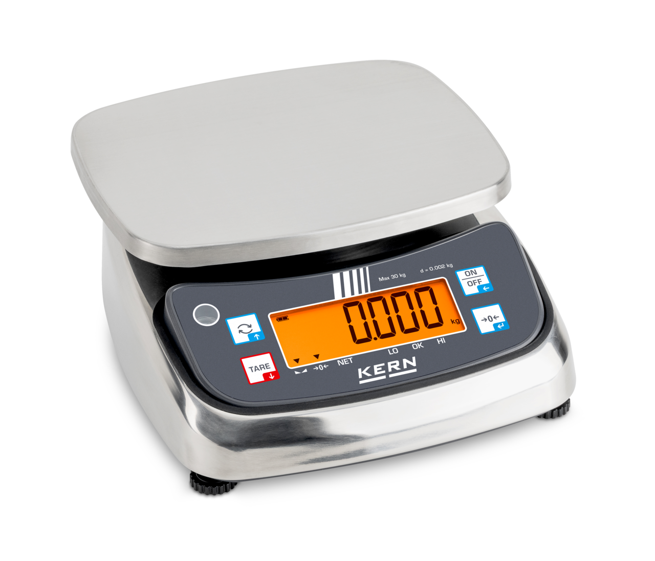 KERN FPS 30K-3 | IP-geschützte Tischwaage