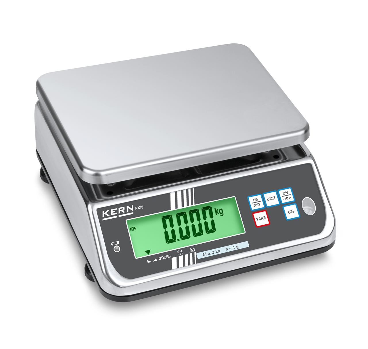 KERN FXN 10K-3M | IP-geschützte Tischwaage